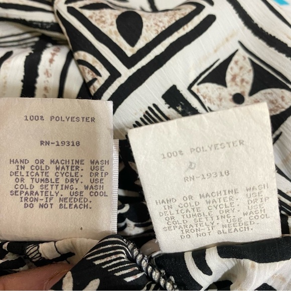 G.W. Division of Graff Vintage 80’s Floral Design Skirt & Blouse Set - Picture 8 of 9